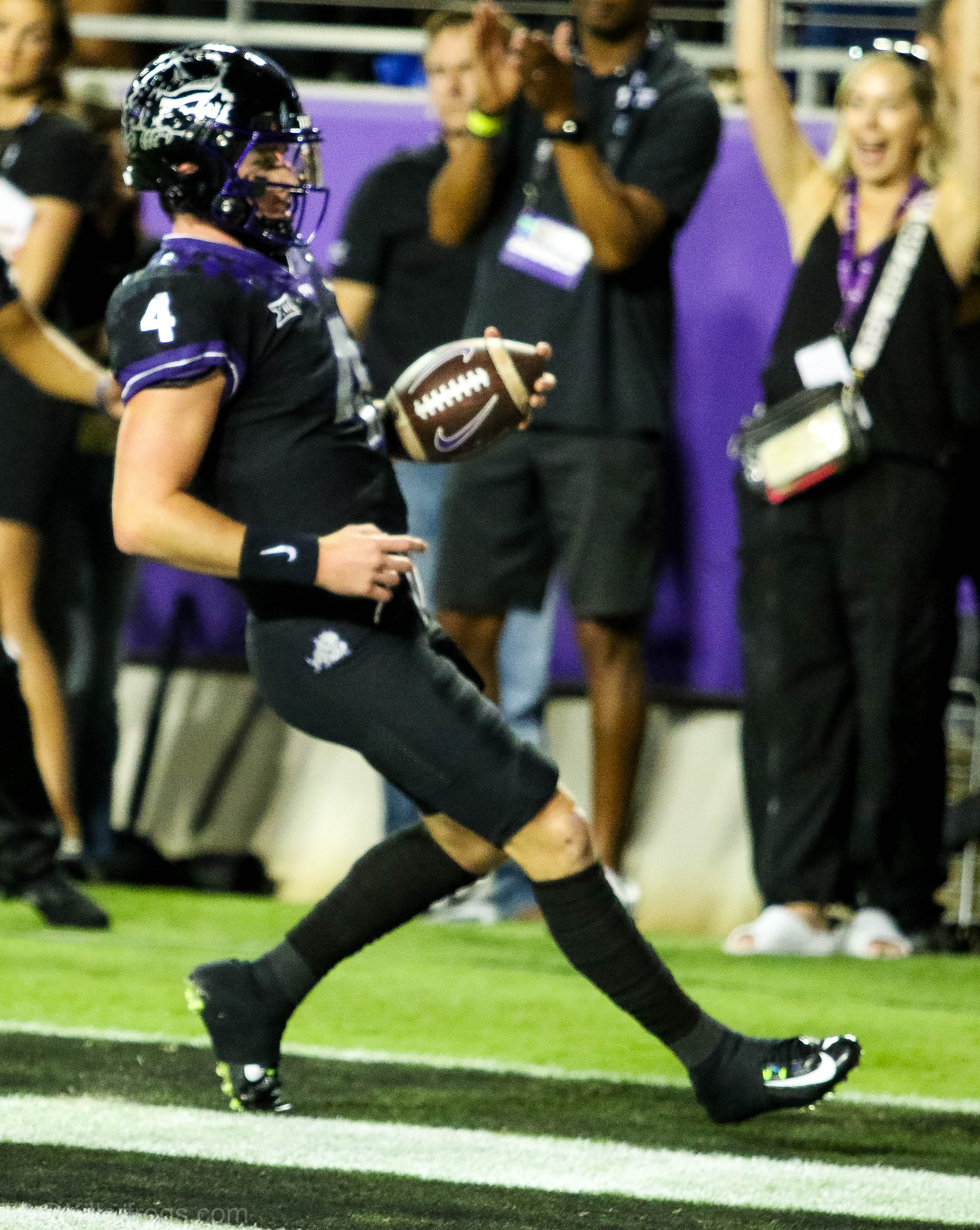TCU quarterback Chandler Morris against West Virginia in Week 5. 